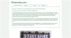 Desktop Screenshot of dziemiela.com